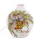 Stony Creek 7.5 Inch Holiday Bells Pre-Lit Glass Vase Christmas Lighted Glass Accent , Electric Plug In